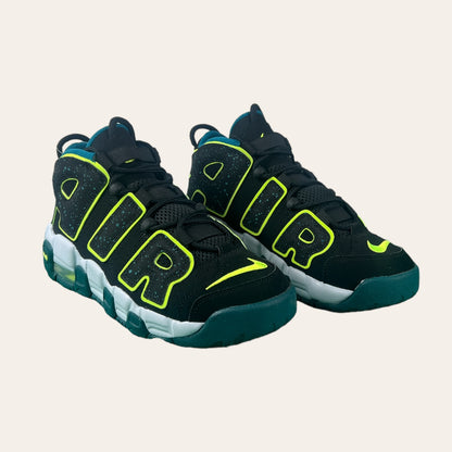 Nike Air More Uptempo GS Black Geode Teal