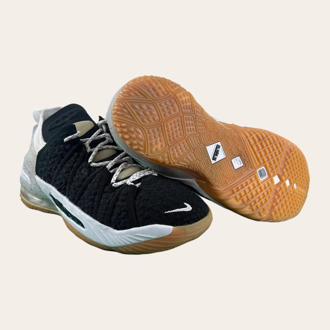 Nike Lebron 18 GS Black White Gum Basketball